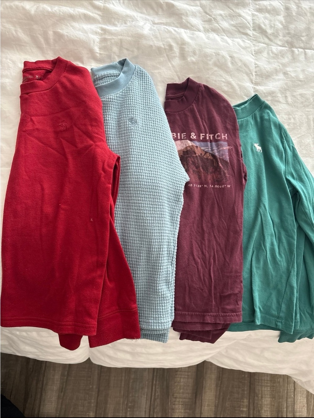 Abercrombie & Fitch  boy’s bundle Graphic Long Sleeve shirts
